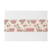 花パターン5 招待状ベリーバンド (裏面例)