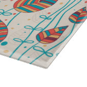 花パターン5 2 カッティングボード (角)