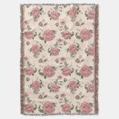 花パターン5 2 スローブランケット (正面縦)