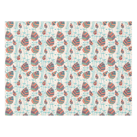 花パターン5 2 テーブルクロス (正面(横))