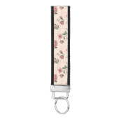 花パターン5 2 リストバンドキーホルダー (鍵ボトム)