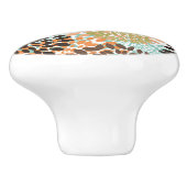 花パターン6 セラミックノブ (側面)