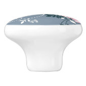 花パターン7 セラミックノブ (側面)