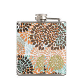 花パターン7 フラスク (裏面)