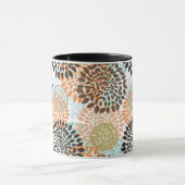 花パターン7 マグカップ (中央)