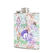 花パターン9 フラスク (左)