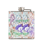 花パターン9 フラスク (裏面)