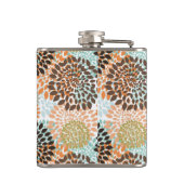 花パターン9 フラスク (裏面)