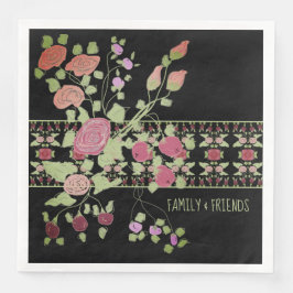 花パターン（の模様が）あるとベリーの芸術