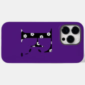 花パターン(の模様が)ある文字Fケース – メイトiPhoneケース Case-Mate iPhoneケース (裏面 (横))