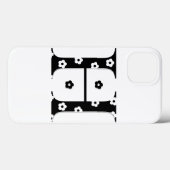 花パターン（の模様が）ある文字H Case-Mate iPhoneケース (裏面 (横))