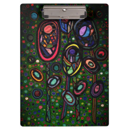 花パターン（の模様が）ある花 クリップボード