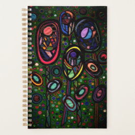 花パターン（の模様が）ある花 プランナー手帳