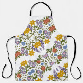 花パターン エプロン (正面)