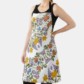 花パターン エプロン (インサイチュ)