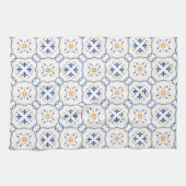 花パターン キッチンタオル (横)