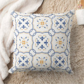 花パターン クッション (ブランケット)