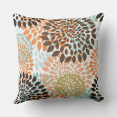 花パターン クッション (裏面)