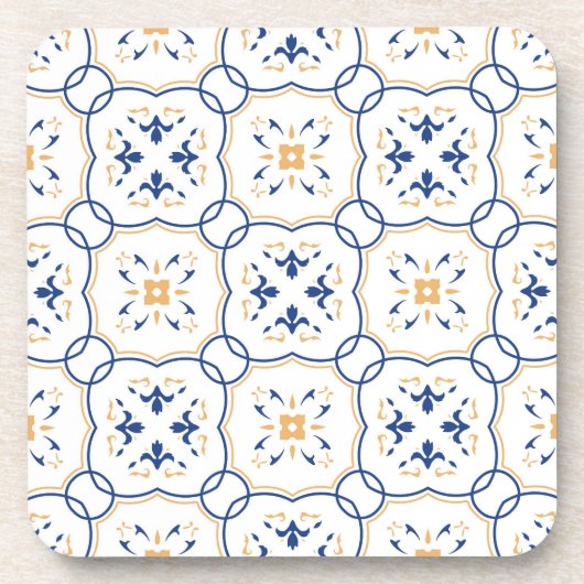 花パターン コースター (正面)