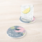 花パターン コースター (側面)