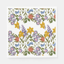 花パターン スタンダードランチョンナプキン