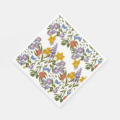 花パターン スタンダードランチョンナプキン (角)