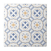 花パターン タイル (正面)