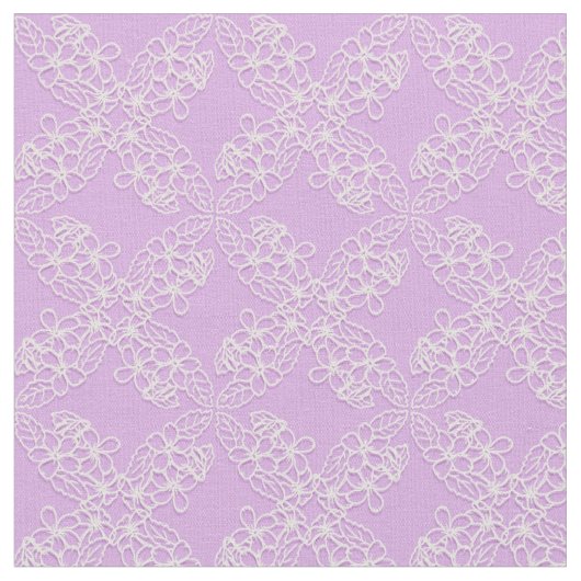 花パターン ファブリック (クローズアップ)