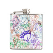 花パターン フラスク (正面)