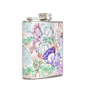 花パターン フラスク (右)