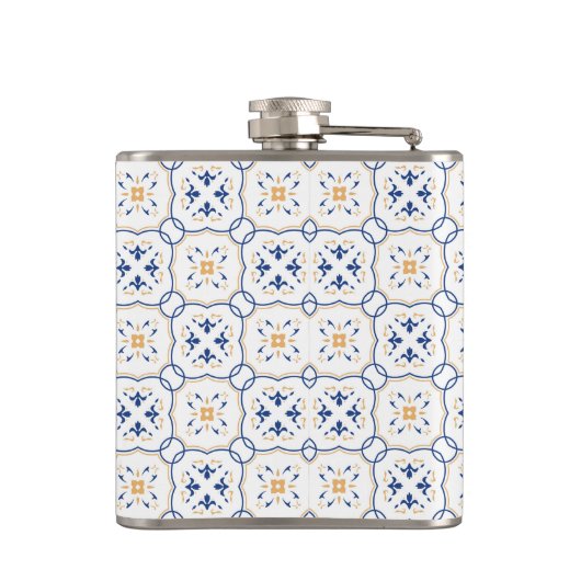 花パターン フラスク (裏面)