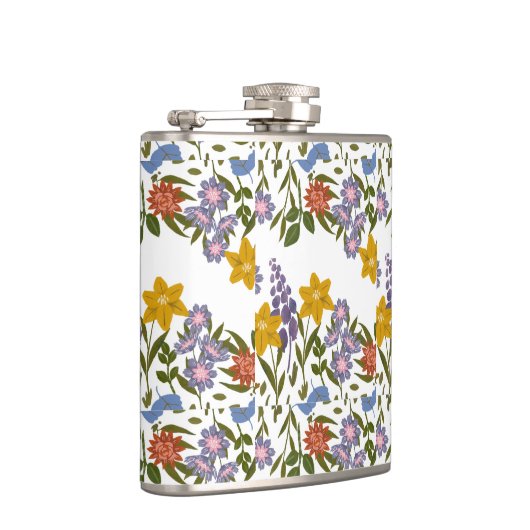 花パターン フラスク (右)