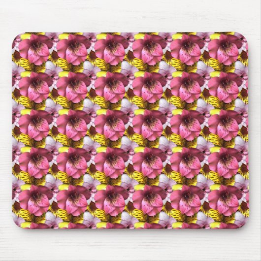 花パターン マウスパッド (正面)