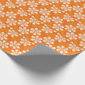 花パターン ラッピングペーパー (角)