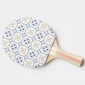 花パターン 卓球ラケット (横)