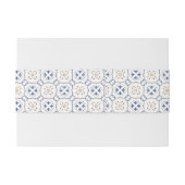 花パターン 招待状ベリーバンド (裏面例)