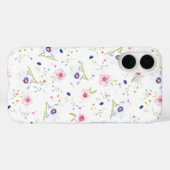 花パターンiPhoneケース Case-Mate iPhoneケース (裏面 (横))
