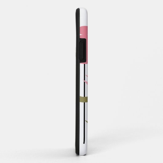 花パッチ Case-Mate iPhoneケース (裏面/右)