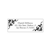 花パーソナライズされたとで印を付葉ける セルフインキングスタンプ (デザイン)