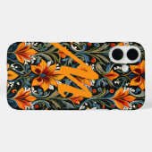 花パーソナライズされたのデザイン Case-Mate iPhoneケース (裏面 (横))