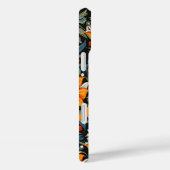 花パーソナライズされたのデザイン Case-Mate iPhoneケース (裏面 / 右)