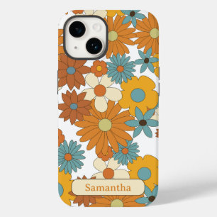 花パーソナライズされたカラフル模様 Case-Mate iPhone 14ケース