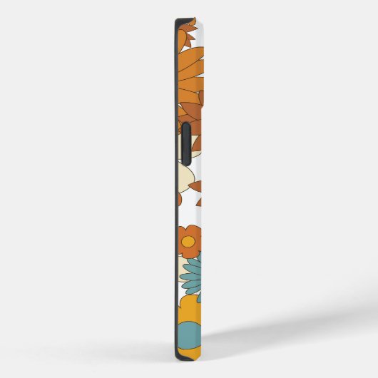 花パーソナライズされたカラフル模様 Case-Mate iPhoneケース (裏面 / 右)