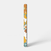 花パーソナライズされたカラフル模様 SAMSUNG GALAXYケース (左側面)