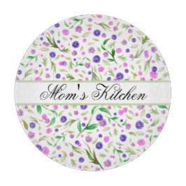 花パーソナライズされた切り盤 – 自然ギフト カッティングボード