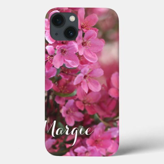 花パーソナライズされた咲きiPadエアケース Case-Mate iPhoneケース (裏面)