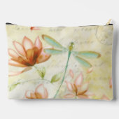 花パーソナライズされた類 アクセサリーポーチ (裏面)