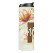 花パーソナライズされた類 タンブラー (回転左)