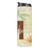 花パーソナライズされた類 タンブラー (回転右)