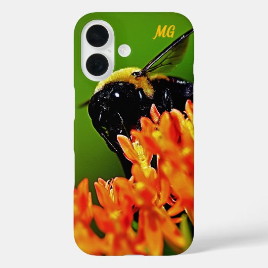 花パーソナライズされたiPhoneケースののまわりに Case-Mate iPhoneケース (裏面)